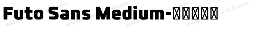 Futo Sans Medium字体转换